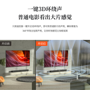 杰科（GIEC）HA-920D杜比全景声 电视音响 回音壁  客厅家庭影院音响 家用蓝牙音箱电脑音响内置低音炮