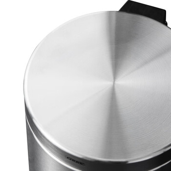 欧润哲垃圾桶脚踏带盖8L不锈钢客厅卧室厨房卫生间家用内外双桶缓降静音