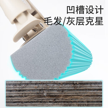美丽雅拖把海绵共2胶棉头吸水家用一拖净免手洗2024拖地瓷砖墩布