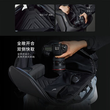 联想（Lenovo）拯救者多功能双肩包X4 钛晶灰 高性能PU涂层 耐磨防泼溅 20L大容量 电脑平板双仓位