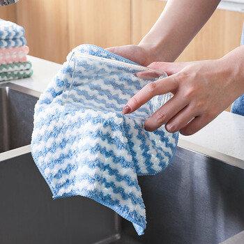 妙然珊瑚绒抹布25*25cm*10条吸水厨房洗碗布百洁布擦手巾家务清洁抹布 妙然珊瑚绒抹布25*25cm*10条吸水厨房洗碗布百洁布擦手巾家务清洁抹布