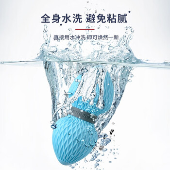 PROIRON普力艾 花生筋膜球足底按摩球颈膜球瑜伽滚背神器 鸟巢纹款蓝色