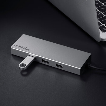 ThinkPad联想Type-C扩展坞USB-C转HDMI转接器USB分线器RJ45千兆网口华为小米苹果笔记本拓展坞转换器LC08