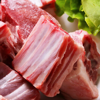 新鲜羔羊寸排烤羊排草原生羊肉肋排法排切块24斤4斤