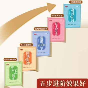 书行楷书临摹字帖小学生成人入门练字帖初学者描红硬笔书法练习手写体钢笔字帖静心抄写