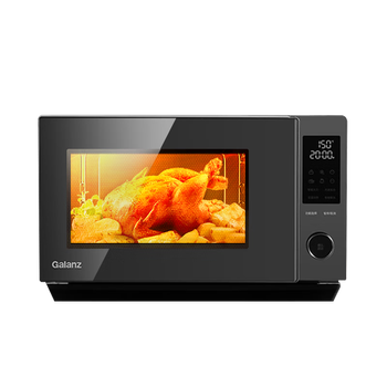 格兰仕（Galanz）变频微波炉烤箱一体机 红外定温900W速热 家用23L平板 省电一级能效 旋钮触摸操作 PGA