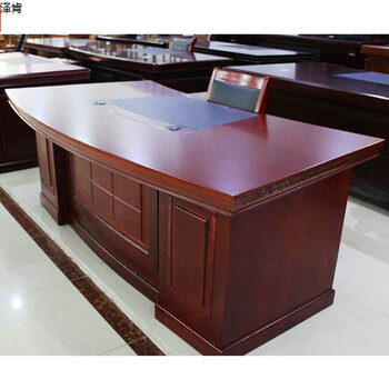 4m贴木皮主桌 副台 小柜