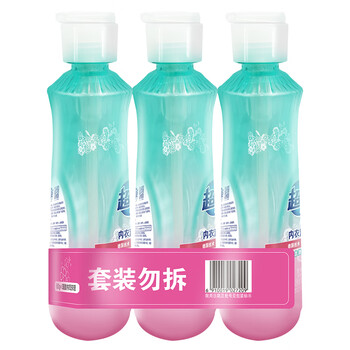 超能 内衣洗衣液5.16斤（860g*3瓶） 清新祛异味 内衣内裤洗 内衣净