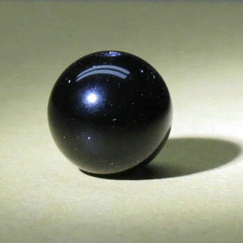 真品黑陨石泰国玻璃雷公墨圆珠手链多宝珠620mm男女款手串614mm