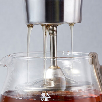 小熊煮茶器 养生壶电热水壶蒸茶器喷淋式不锈钢烧水壶0.8升ZCQ-A08H2