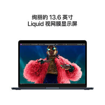 苹果Apple/AI笔记本/2024MacBookAir13.6英寸M3(8+10核)16G 512G 午夜色电脑MXCV3CH/A