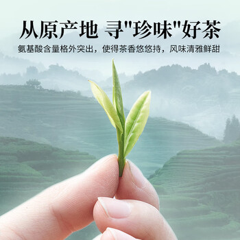 狮峰牌绿茶安吉原产地白茶茶叶明前特级100g竹襄纸包装自饮送礼