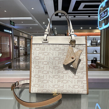菲安妮(fion)女包专柜2024新款手提单肩斜挎托特包faafjmk001/002我