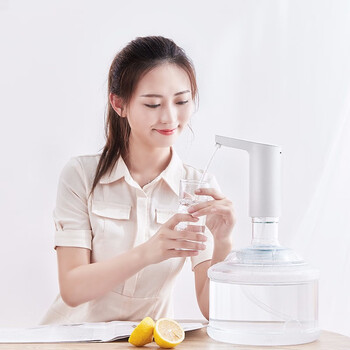 京东京造  桶装水抽水器 家用办公室饮水机泵 自动电动抽水器上水器 青春版