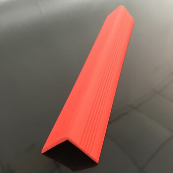 幼儿园撞护墙角柱软包边条塑料塑胶护角条保护条pvc软质红色1米