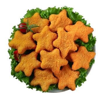 京乐狳星星鸡块油炸小吃夜市半成品冷冻商用炸串鸡排块鸡柳家庭装