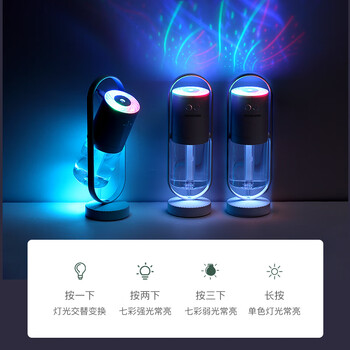 海纳斯（HANASS）加湿器 迷你家用卧室 办公室上加水便携空气加湿器小型插电空调伴侣 轻音 婴儿 F-008