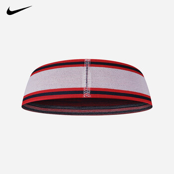 耐克（NIKE）运动发带 头带 跑步篮球健身瑜伽 防汗吸汗带N1003550123OS 黑红