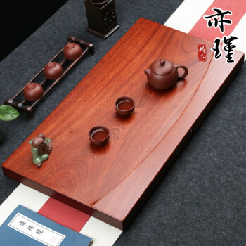 新品高级中国茶器 茶道具 红木茶盤 - エプロン