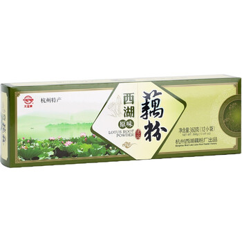 天堂牌原味藕粉 杭州特产西湖藕粉冲调饮品速溶藕粉代餐粉360g盒装