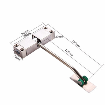 家用合頁閉門器紗窗門自動關回位器免開槽彈簧門弓緩衝簡易閉合器