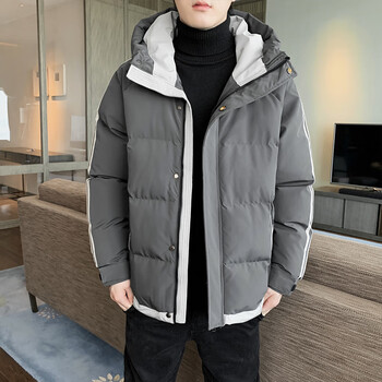 凤倪胖男孩加大码青少年羽绒服加肥加大高中生特大码冬季男士外套工装