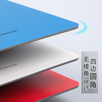 飞兹(fizz)高质感A4加厚PP书写板夹/写字垫板/硬文件夹板/办公用品/学生文具 深蓝A6383