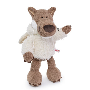 不舍天真郊狼性玩具可爱超萌披着狼皮的羊毛绒玩具大灰狼公仔玩偶布