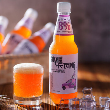 新疆卡瓦斯天然蜂蜜发酵传统格瓦斯饮料490ml瓶装整箱 490ml*6
