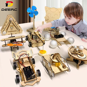 Deerc科学实验套装儿童玩具 男孩steam盒子物理小学生5 6 7 8岁手工diy制作国庆节礼物1 2年级入门教具 内含10个实验 12支水彩笔 图片价格品牌报价 京东