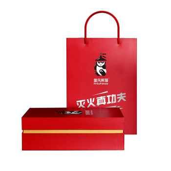 旋风熊猫水基灭火器礼盒500ml*2具【100%药剂|-20℃可用|4年有效】MSWJ500
