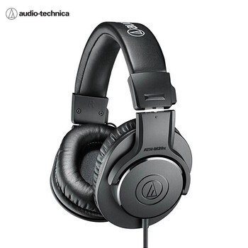 铁三角（Audio-technica）ATH-M20x 入门级专业监听头戴式耳机 直播音乐剪辑听书