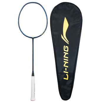李宁（LI-NING）羽毛球拍雷霆10暗紫蓝4U空拍 AYPU109-4