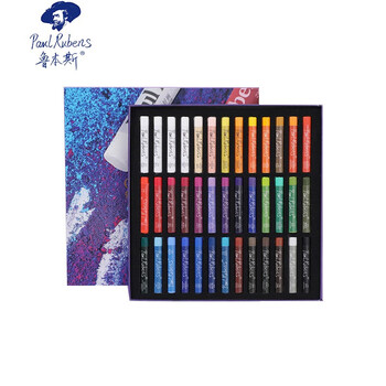 鲁本斯（PaulRubens）标准36色油画棒软性重彩油画棒套装儿童蜡笔美术炫彩涂鸦绘画可水洗0119137