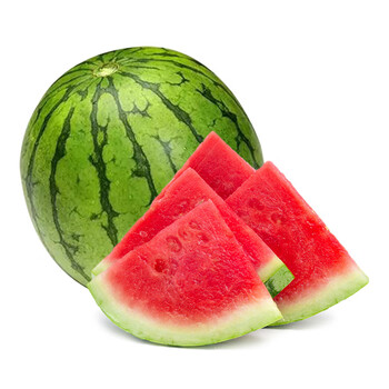 现摘现发麒麟西瓜皮薄清甜多汁非黑美人当季新鲜水果5-6斤