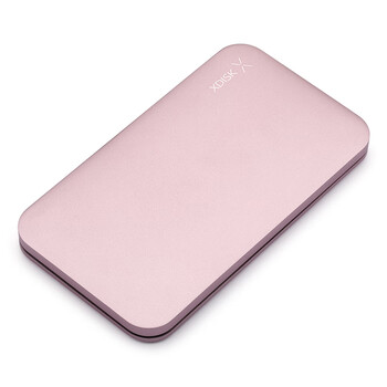 小盘(XDISK)500GB Type-C3.1移动硬盘Q系列2.5英寸 樱花粉 高速全金属8.9mm超簿便携精英款 稳定耐用
