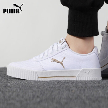 彪马（PUMA）女子低帮休闲鞋轻便运动板鞋373997-12 373997-12 35.5