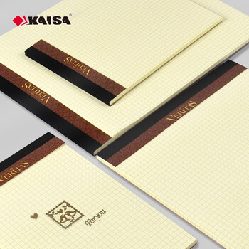凯萨(KAISA)Veritas方格拍纸本美式A5/50张黄色记事本笔记本子 加厚可撕高颜值便签本3本装V08581 凯萨(KAISA)Veritas方格拍纸本美式A5/50张黄色记事本笔记本子 加厚可撕高颜值便签本3本装V08581
