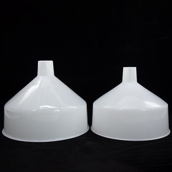 海斯迪克 HKQS-116 塑料漏斗 工业漏斗水漏 特大号漏斗 塑料大口径漏斗 大号（外径32.5cm管径4.5cm）