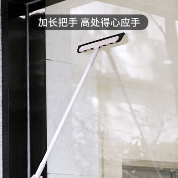 茶花 玻璃刮水器魔术扫把刮水扫把地刮水扫地扫帚擦玻璃神器*