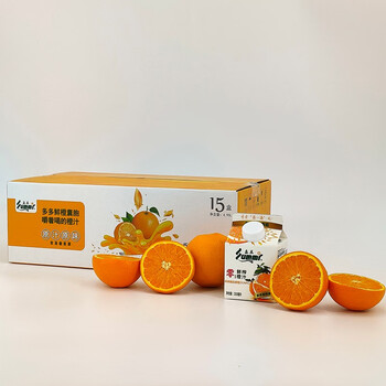 森美(summi)nfc橙汁【经典款】330mlx15多多鲜橙囊胞零添加100%鲜榨