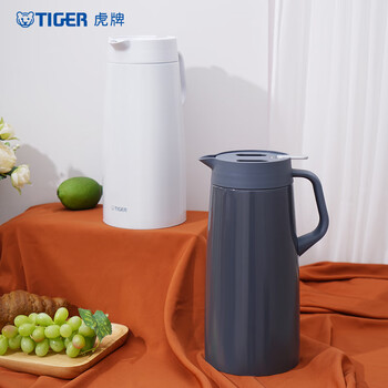 虎牌（TIGER）保温壶 304不锈钢时尚保温/保冷壶PWO-A20C-HD 深灰色 2L