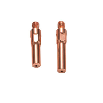好工邦  二保焊枪导电嘴导电咀送丝嘴气保焊配件 40*1.6 精车紫铜8.