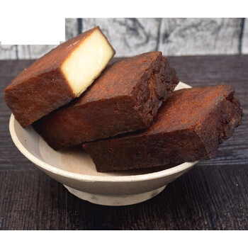 贵州柴火烟熏豆腐 腊豆干香干 腐竹 手工干豆腐400克.