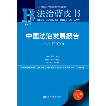 法治蓝皮书：中国法治发展报告No.17（2019）