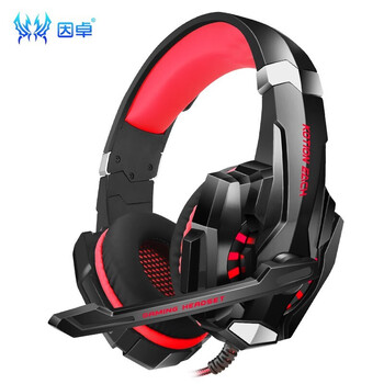 因卓(KOTION EACH)G9000 立体环绕音效头戴式耳机 电竞游戏网吧通用 吃鸡无畏契约FPS 3.5mm电脑笔记本耳麦 黑红 因卓(KOTION EACH)G9000 立体环绕音效头戴式耳机 电竞游戏网吧通用 吃鸡无畏契约FPS 3.5mm电脑笔记本耳麦 黑红
