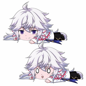 fate系列动漫趴趴枕fgo贞德二次元毛绒公仔抱枕可爱玩偶礼物 梅林 趴