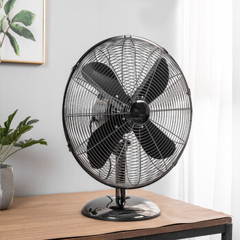 浅绿色复古老式电风扇老台扇怀旧小型台式家用学生仿古办公室聪超16寸