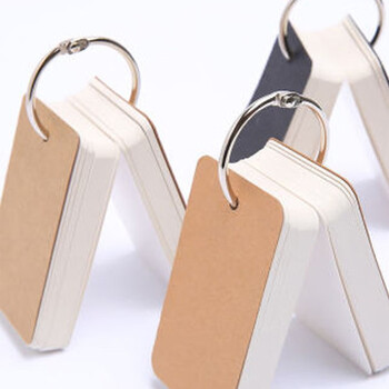 【全网低价】誉禾空白卡片铁圈便签本白色硬卡纸随身便携英语生字记背单词卡记忆环扣式手写记录卡100张2包装5161 【全网低价】誉禾空白卡片铁圈便签本白色硬卡纸随身便携英语生字记背单词卡记忆环扣式手写记录卡100张2包装5161