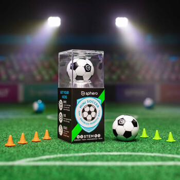 Sphero 美国进口 Mini编程机器人 儿童成人编程遥控球 智能高科技益智玩具机器球 足球款
